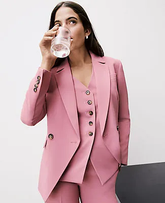 Ann Taylor The Petite Cutaway Vest in Fluid Crepe sold by Ann Taylor product image thumbnail 4