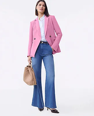 Ann Taylor The Petite Cutaway Blazer in Fluid Crepe sold by Ann Taylor product image thumbnail 4