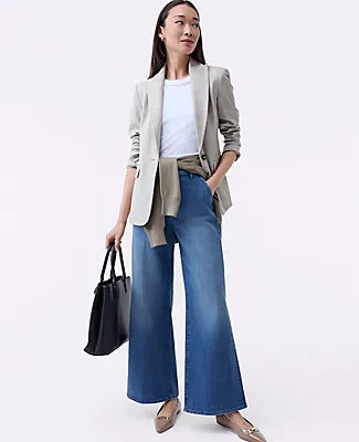Ann Taylor The Fitted Blazer in Plaid sold by Ann Taylor