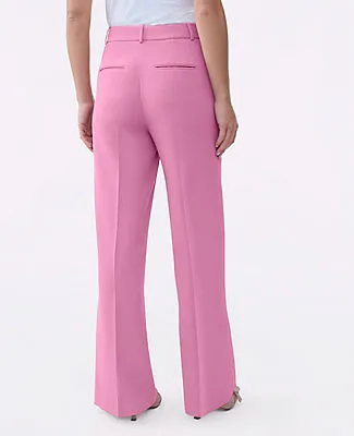 Ann Taylor The Petite Wide-Leg Flare Trouser in Fluid Crepe sold by Ann Taylor product image thumbnail 3