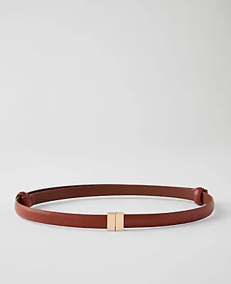 Ann Taylor Skinny Leather Belt sold by Ann Taylor