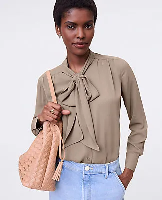 Ann Taylor Bow Blouse sold by Ann Taylor
