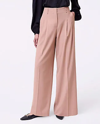 Ann Taylor The Petite Pleated Wide-Leg Pant sold by Ann Taylor product image thumbnail 2