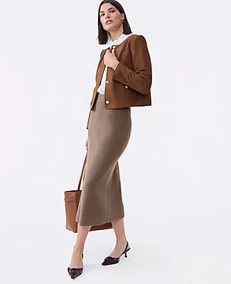 Ann Taylor Petite Ribbed Sweater Skirt sold by Ann Taylor product image thumbnail 4