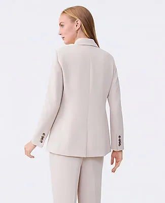 Ann Taylor The Petite Tailored Blazer in Crinkled Crepe sold by Ann Taylor product image thumbnail 2