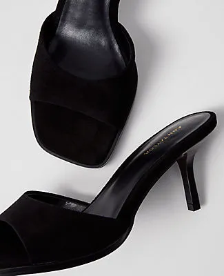 Ann Taylor Suede Mule Sandal sold by Ann Taylor product image thumbnail 2