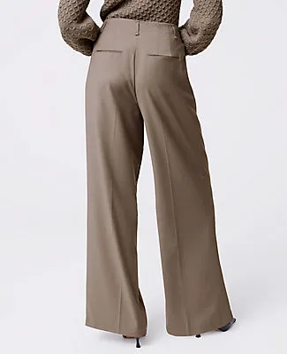 Ann Taylor The Petite Pleated Wide-Leg Pant sold by Ann Taylor product image thumbnail 3