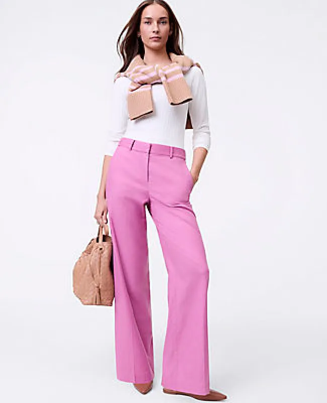 Ann Taylor Weekend Collection Everyday Wide-Leg Pant sold by Ann Taylor