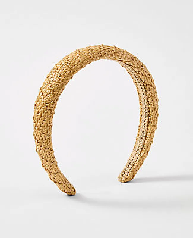 Ann Taylor Woven Straw Headband sold by Ann Taylor