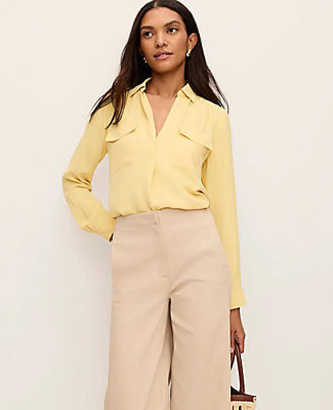 Ann Taylor Camp Shirt sold by Ann Taylor