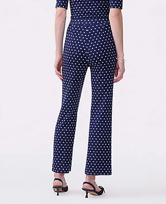 Ann Taylor The Petite Dotted Knit Ankle Pant sold by Ann Taylor product image thumbnail 3