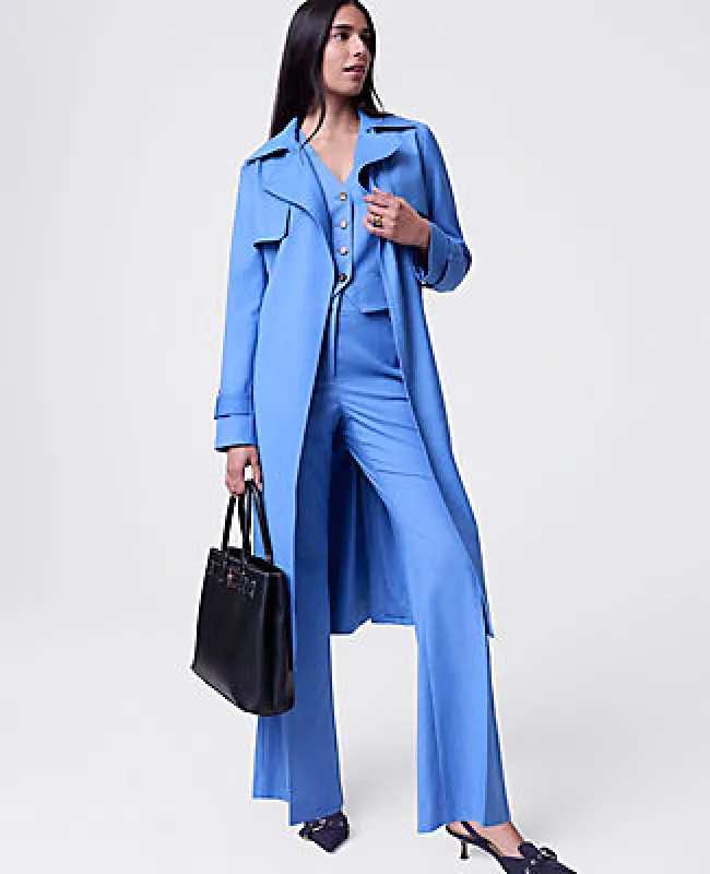 Ann Taylor The Petite Long Trench Coat sold by Ann Taylor