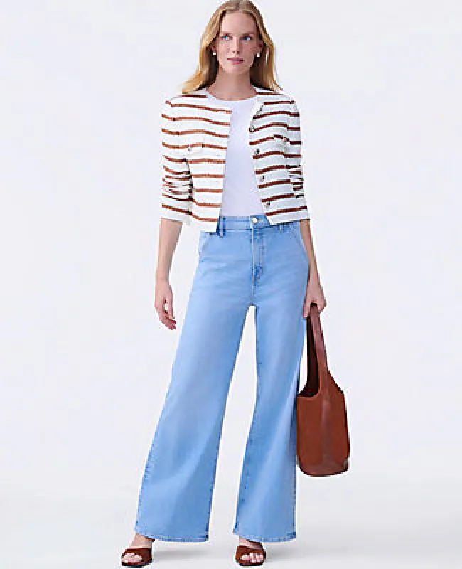 Ann Taylor The Denim Trouser sold by Ann Taylor