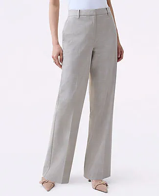 Ann Taylor The Straight Trouser in Plaid — Curvy Fit sold by Ann Taylor