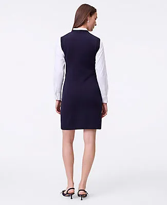 Ann Taylor Petite Button Sweater Dress sold by Ann Taylor product image thumbnail 2
