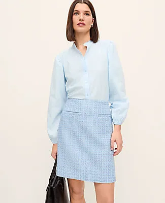 Ann Taylor Tweed A-Line Skirt sold by Ann Taylor product image thumbnail 2