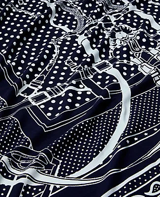 Ann Taylor Chain Link Print Square Scarf sold by Ann Taylor product image thumbnail 2