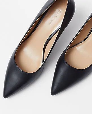 Ann Taylor Daphne Leather Pump sold by Ann Taylor product image thumbnail 2