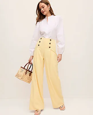 Ann Taylor The Wide-Leg Sailor Pant sold by Ann Taylor