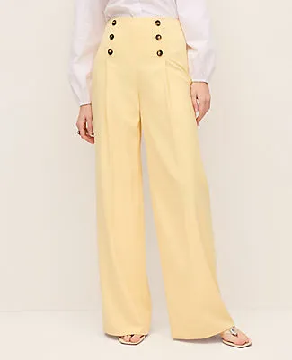 Ann Taylor The Wide-Leg Sailor Pant sold by Ann Taylor product image thumbnail 2