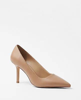 Ann Taylor Mae Leather Pump sold by Ann Taylor