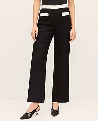 Ann Taylor The Grace Straight Pant in Tweed sold by Ann Taylor product image thumbnail 2