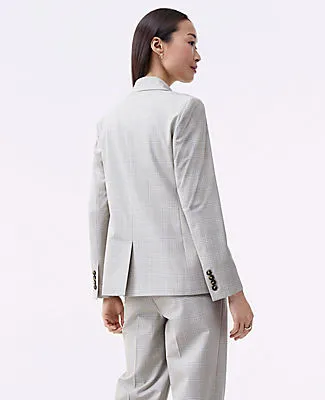 Ann Taylor The Petite Fitted Blazer in Plaid sold by Ann Taylor product image thumbnail 2