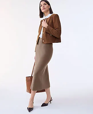 Ann Taylor Petite Ribbed Sweater Skirt sold by Ann Taylor product image thumbnail 4