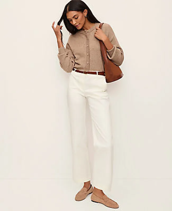 Ann Taylor Weekend Collection Belted Ankle Pant sold by Ann Taylor