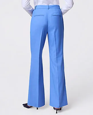 Ann Taylor The Petite Flare Trouser in Luxe Twill sold by Ann Taylor product image thumbnail 3