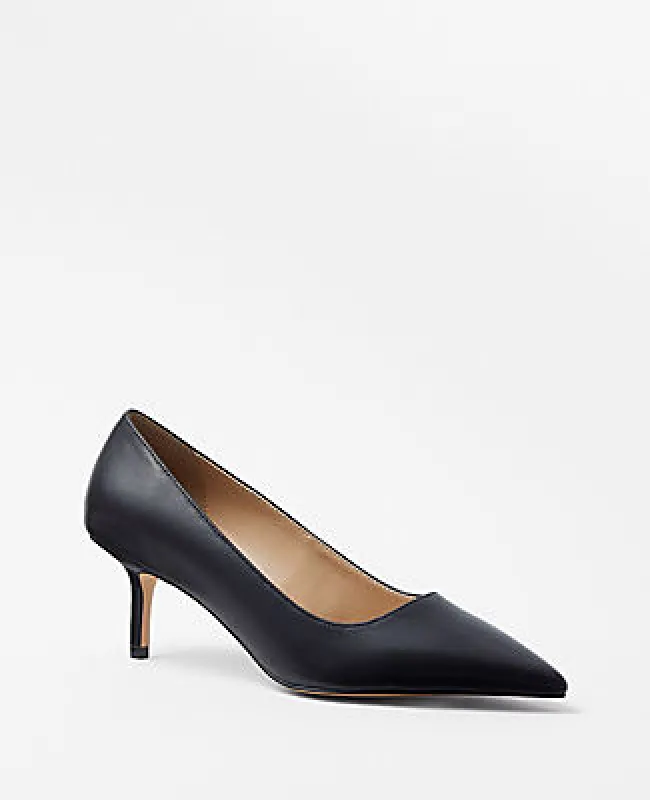 Ann Taylor Daphne Leather Pump sold by Ann Taylor