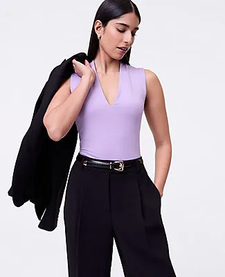 Ann Taylor Sleeveless V-Neck Top sold by Ann Taylor
