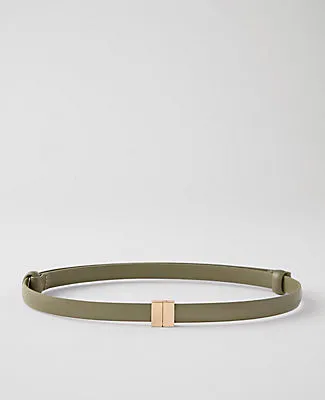 Ann Taylor Skinny Leather Belt sold by Ann Taylor