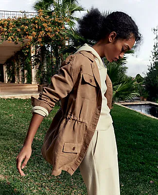 Ann Taylor Haven Well Within Linen Blend Dobby Jacket sold by Ann Taylor product image thumbnail 3