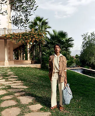 Ann Taylor Haven Well Within Linen Blend Dobby Jacket sold by Ann Taylor product image thumbnail 4