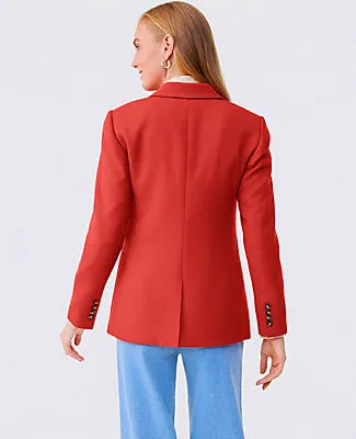 Ann Taylor The Petite Greenwich Blazer in Basketweave sold by Ann Taylor product image thumbnail 2