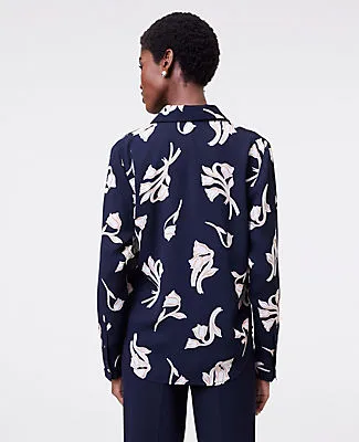 Ann Taylor Petite Floral Button Down Shirt sold by Ann Taylor product image thumbnail 2