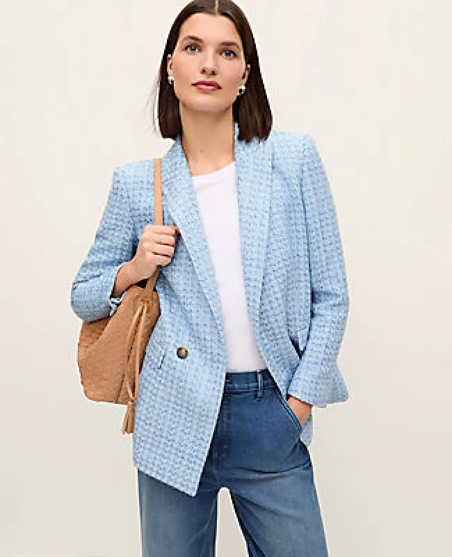 Ann Taylor The Crosby Blazer in Tweed sold by Ann Taylor