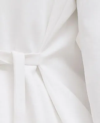 Ann Taylor The Belted Blazer in Textured Crepe sold by Ann Taylor product image thumbnail 4