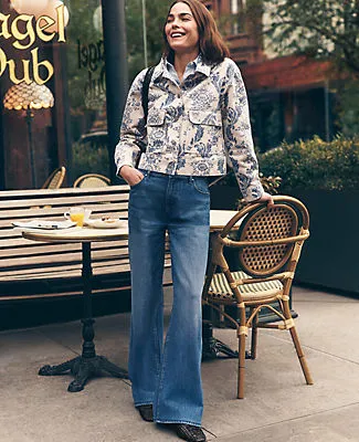 Ann Taylor The Petite Wide-Leg Jean sold by Ann Taylor product image thumbnail 4