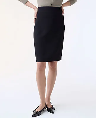 Ann Taylor The Petite Pocket Midi Skirt in Fluid Crepe sold by Ann Taylor product image thumbnail 2