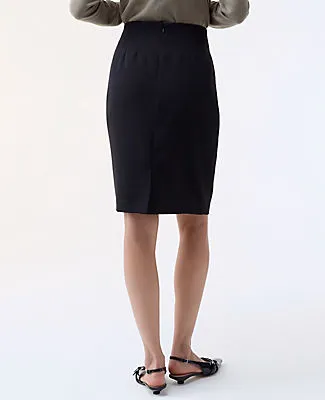 Ann Taylor The Petite Pocket Midi Skirt in Fluid Crepe sold by Ann Taylor product image thumbnail 3