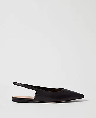Ann Taylor Leather Slingback Flat sold by Ann Taylor