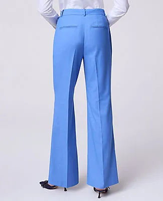 Ann Taylor The Petite Flare Trouser in Luxe Twill sold by Ann Taylor product image thumbnail 3