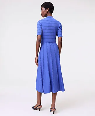 Ann Taylor Petite Pointelle Mock Neck Sweater Dress sold by Ann Taylor product image thumbnail 2