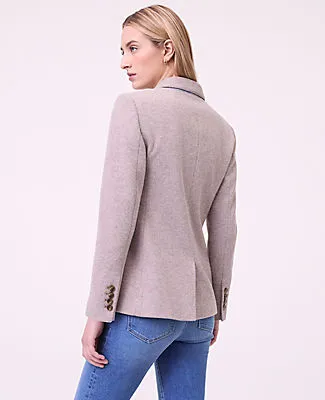 Ann Taylor Petite Weekend Collection Greenwich Blazer in Brushed Knit sold by Ann Taylor product image thumbnail 2
