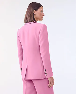 Ann Taylor The Petite Cutaway Blazer in Fluid Crepe sold by Ann Taylor product image thumbnail 2