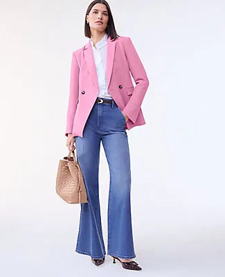 Ann Taylor The Petite Cutaway Blazer in Fluid Crepe sold by Ann Taylor product image thumbnail 4