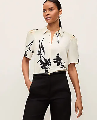 Ann Taylor Floral Button Down Shirt sold by Ann Taylor