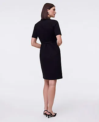 Ann Taylor Ponte Belted Flare Dress sold by Ann Taylor product image thumbnail 2